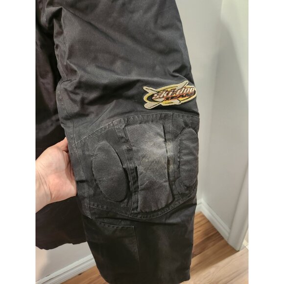 Ski-Doo BRP Youth Size 12 Winter Suit Coat And Pants Black And Yellow Pre-Owned - Picture 8 of 10